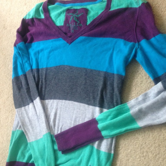 Thin pacsun longsleeve and volcom tee