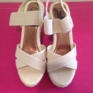 Beige Wedges