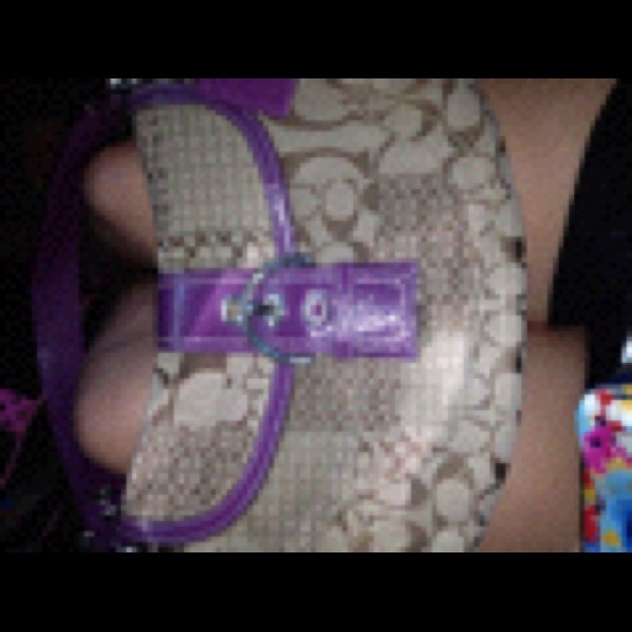 Authentic coach purse