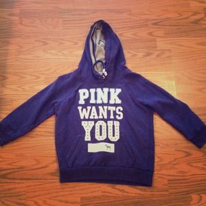 Navy PINK hoodie