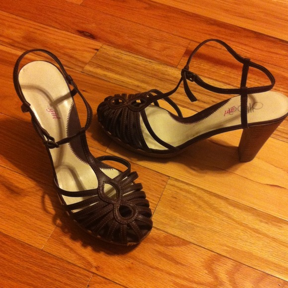 Brown heels