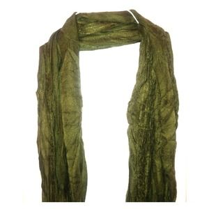 Olive Green Infinity Scarf
