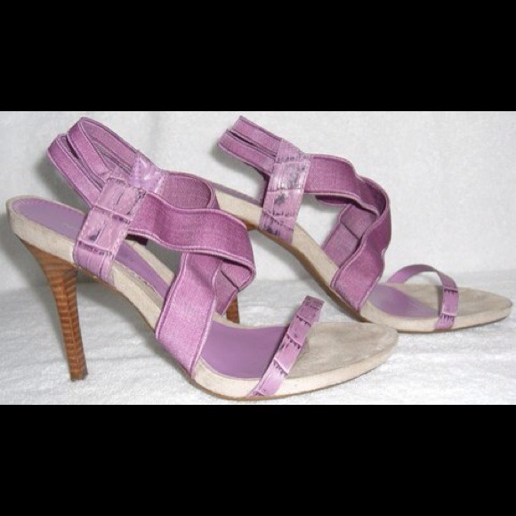 Nine West Strappy Lavender Heels
