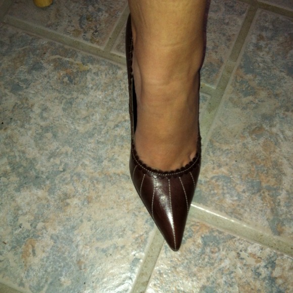 Brown high heels/ reduced