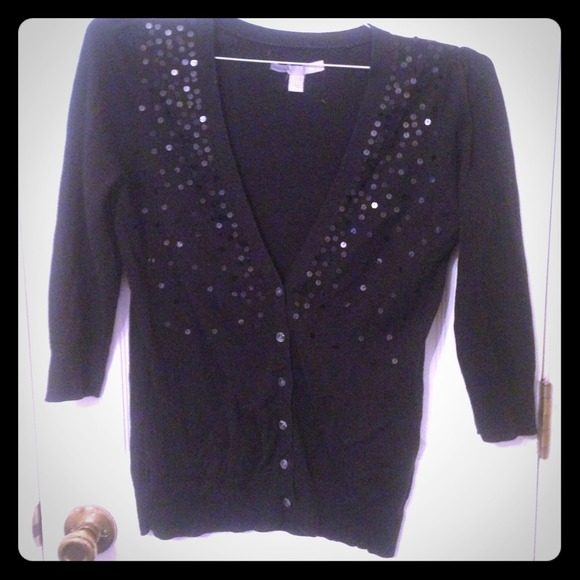 Black Sparkle Cardigan