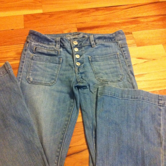 American eagle button fly jeans