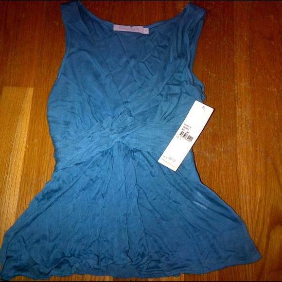Chaiken Tops - NWT Chaiken blue top size P