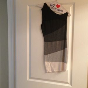 One shoulder dress