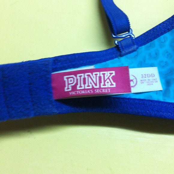 🚫SOLD🚫32DD Blue Leopard Victoria's Secret Bra - Picture 3 of 4