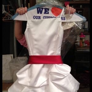 David's Bridal flower girl dress