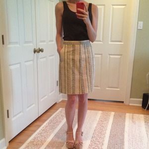 J.Crew Lined Skirt with Pockets, Altered to Fit Size 2/4