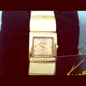 LOWERED PRICE!  Kenneth Jay Lane Gold Tone Watch