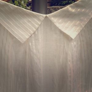 Sexy white silhouette top with deep back