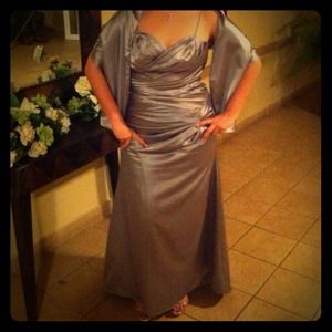 Long grey dress