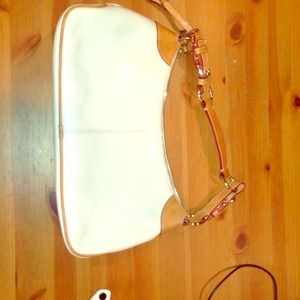 Dooney & Bourke white hobo