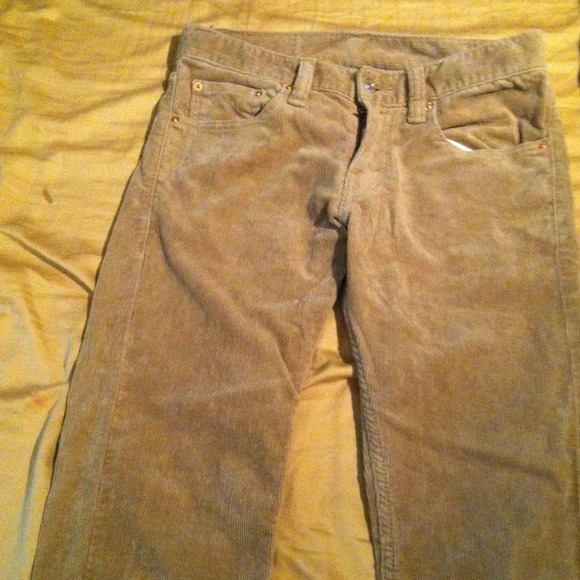 Male Cream brownish Levi's corduroy Pants