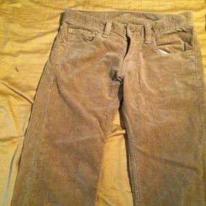Male Cream brownish Levi's corduroy Pants
