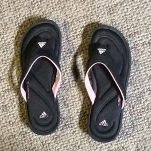 2 Pairs of Adidas Flip Flops