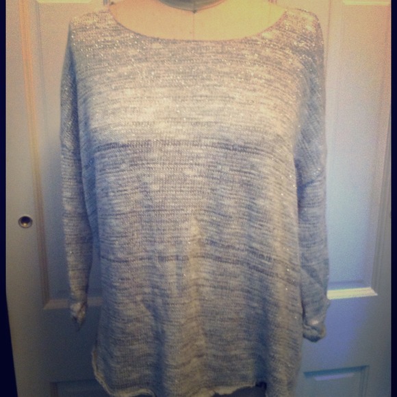 Joie Soft grey and metallic sweater