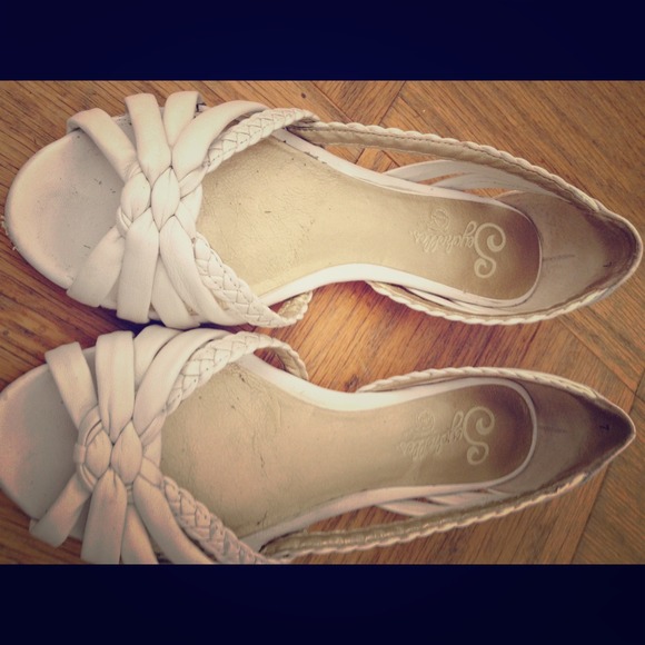 White Seychelles Flats for just $30!