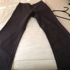 Dark brown slacks