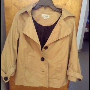 3 button waist length jacket.  REDUCED