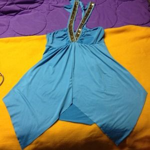 Pretty blue long shirt