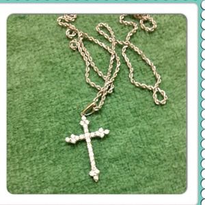 💢💢SOLD💢💢@angelicface128-14KTdiamond necklace