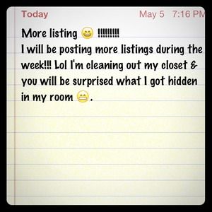 I will be posting new items soon