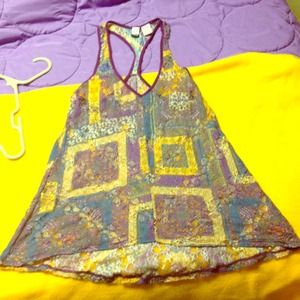 Bohemian style razorback shirt