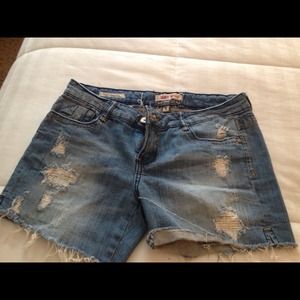 Denim shorts