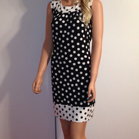 XOXO New With Tags Adorable Dot Stretch Dress !! - Picture 4 of 4