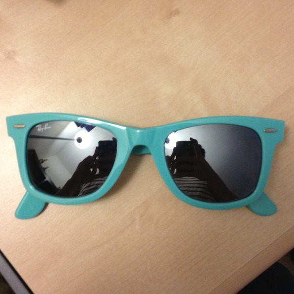 Ray-Ban Accessories - RESERVED Authentic ray ban wayfarers aqua