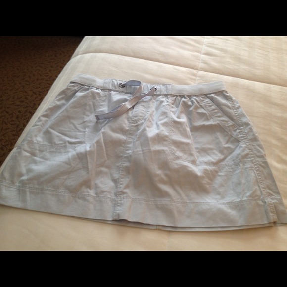 Baby blue skirt