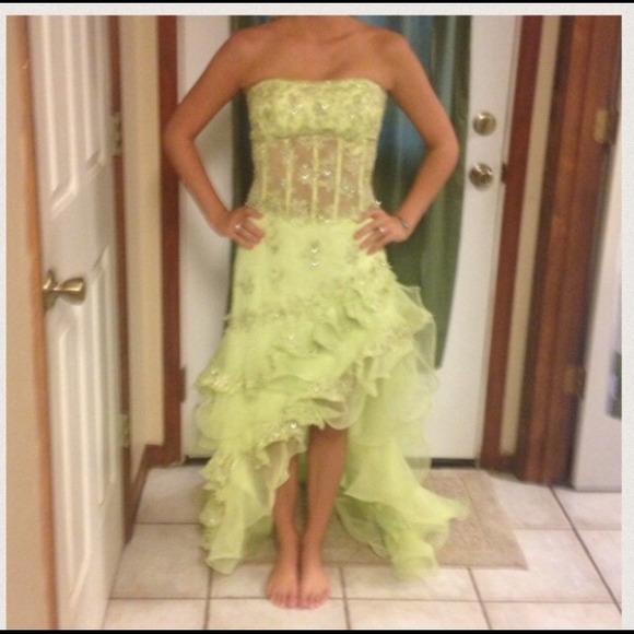 Dresses & Skirts - Lime Green Gown