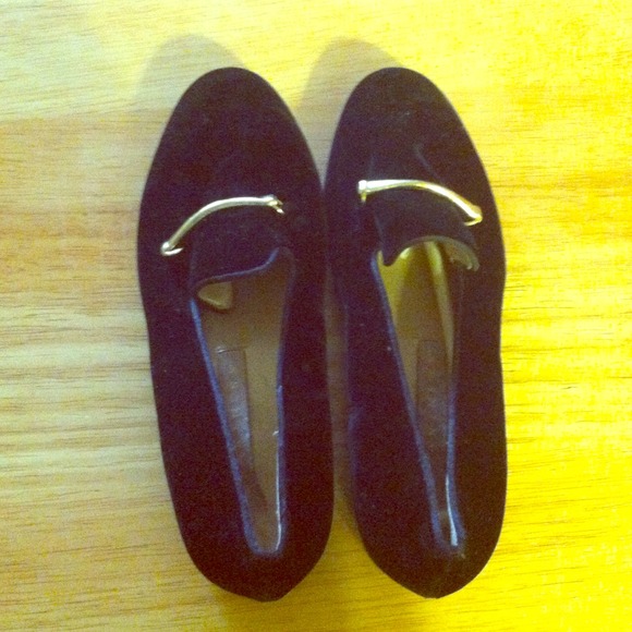 Black suede dress shoes