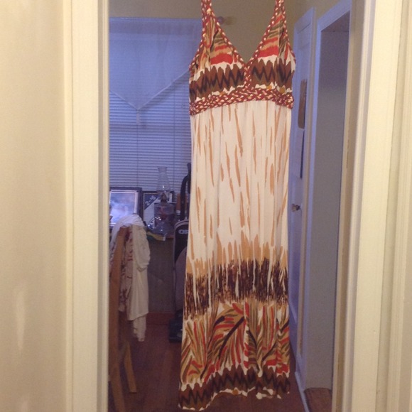 Multi color maxi dress