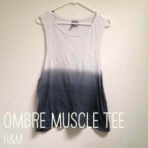 SOLD H&M ombre muscle tee