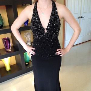 Masquerade Brand Black Formal Gown