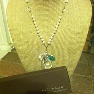 *SOLD* Silpada sterling silver and pearl necklace