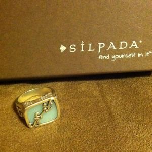 *SOLD* sterling silver ring size 9