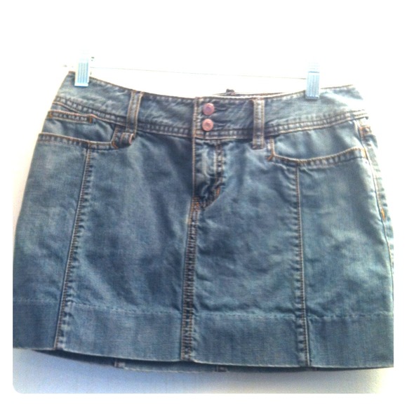 Denim Mini Skirt