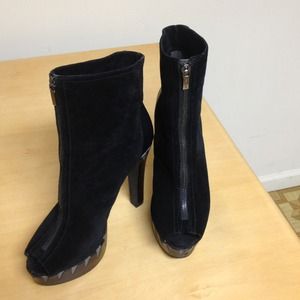 Peep toe booties! Reserved @ohsosexy791