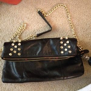 Betsy Johnson leather studded bag