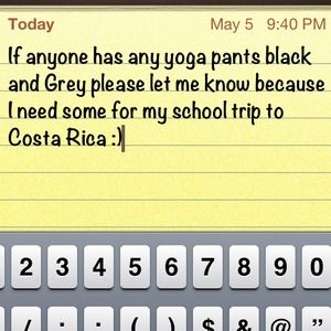 Yoga wear for hiking