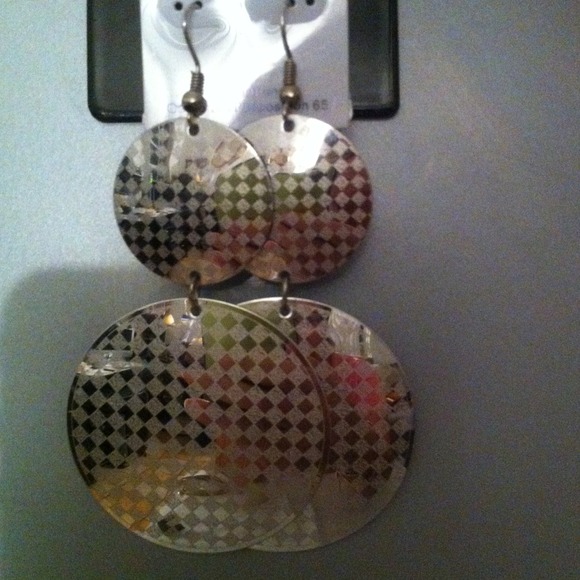 Very light silver earring