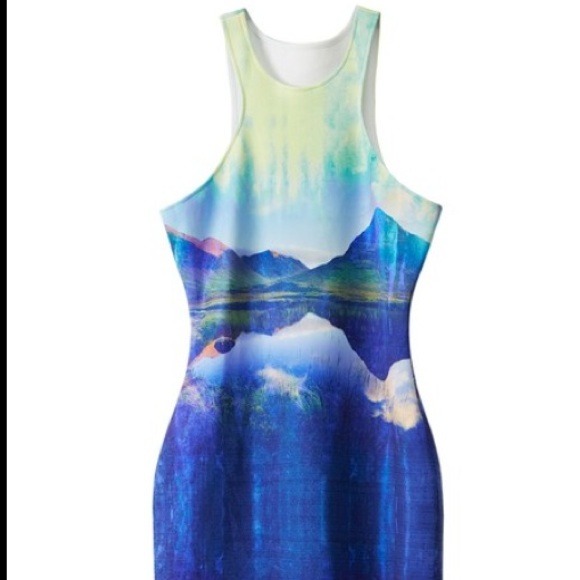 Beyonce h&m collection body cone dress