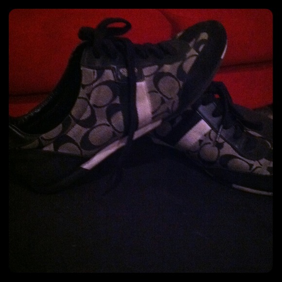 Black & Gray CoAcH shoes