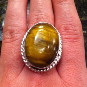 SOLD!!!!   Authentic Tiger Eye Ring!