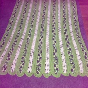 Beautiful crochet antique blanket